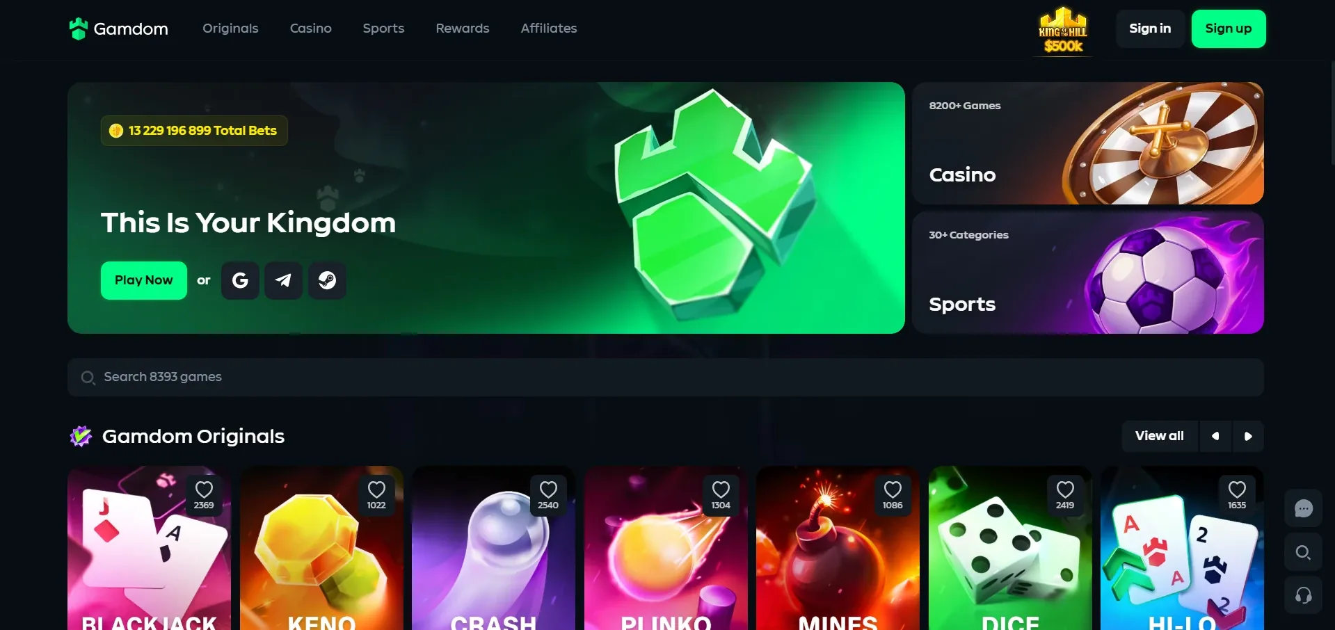 Gamdom casino Australia